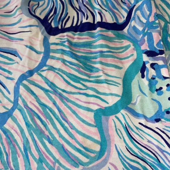 Lilly Pulitzer Rilla wrap romper fishfull thinking print XXS - Picture 3 of 6